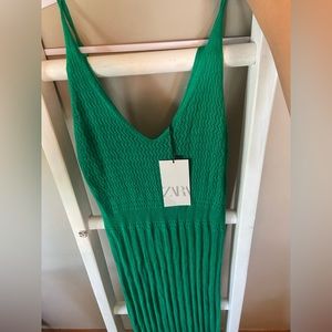 Zara Maxi Dress NWT Green